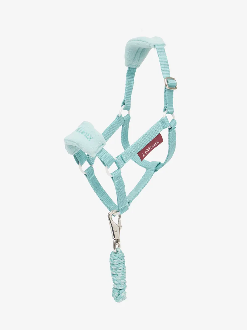 Le Mieux Hobby Horse Vogue Headcollar and Leadrope Lagoon