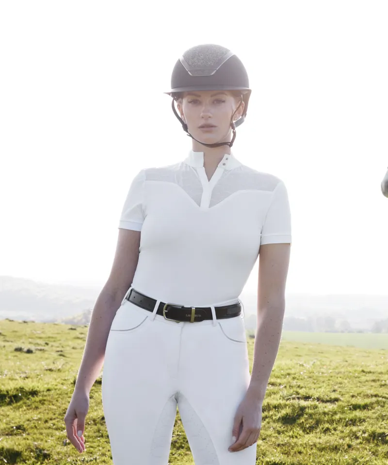 Le Mieux Emily Short Sleeve Show Shirt White