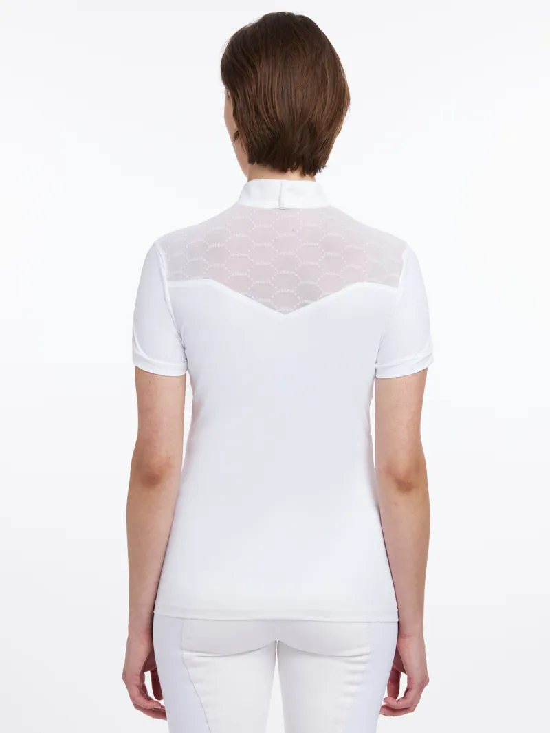 Le Mieux Emily Short Sleeve Show Shirt White-2