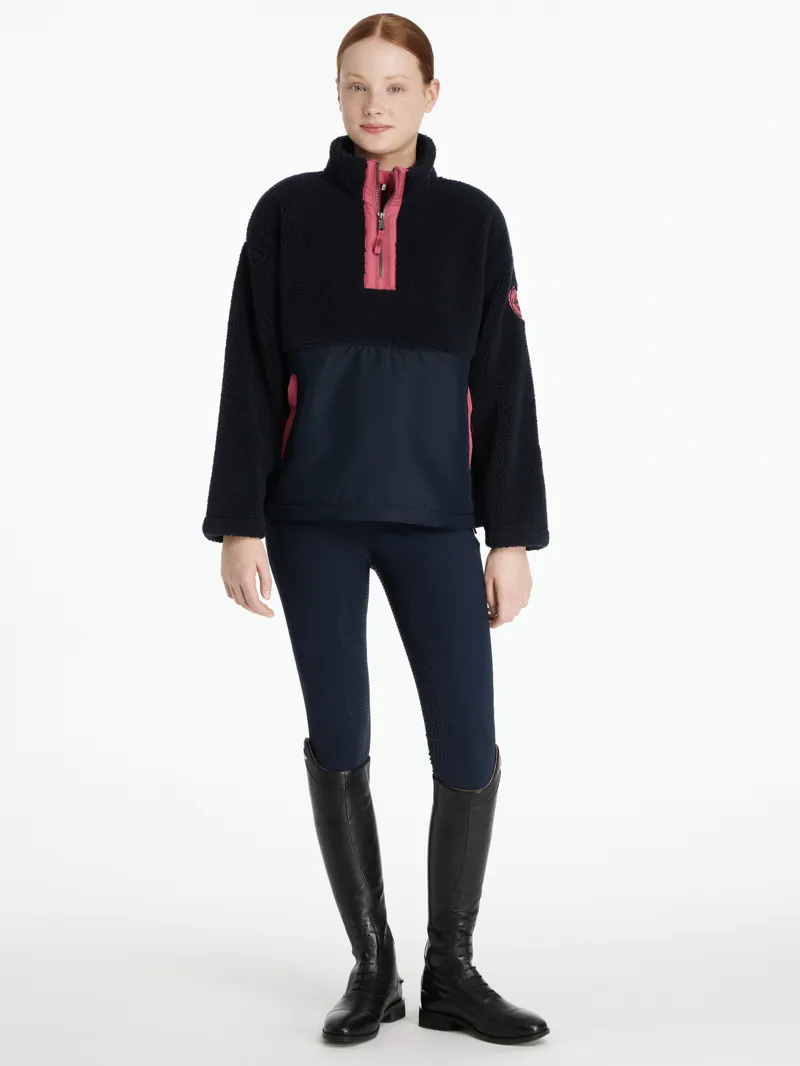 Le Mieux Young Rider Tammy Teddy Fleece Navy-1