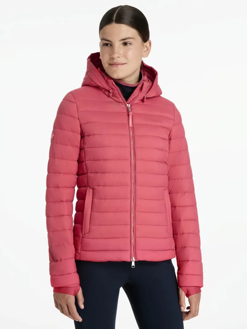 Le Mieux Young Rider Ruby Puffer Jacket Cranberry