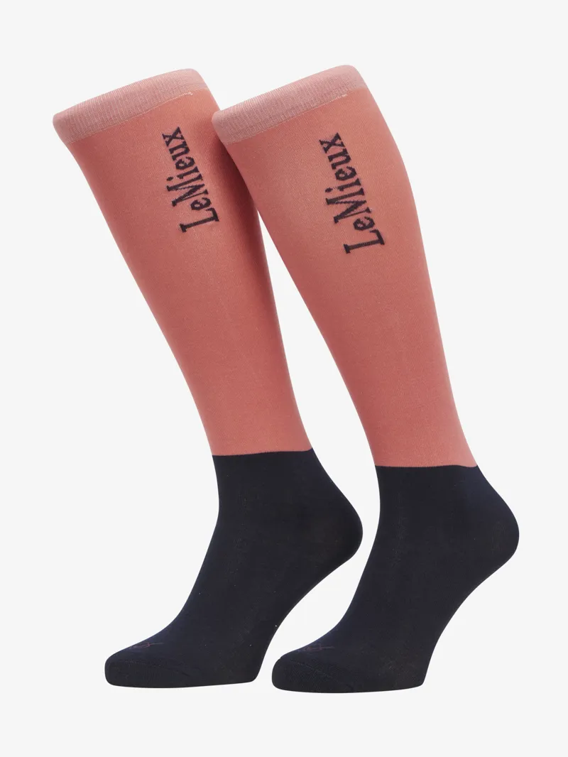 Le Mieux Competition Socks 2 Pack Cranberry