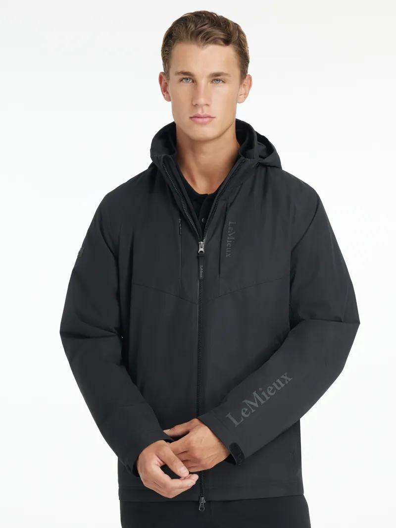 Le Mieux Mens Waterproof Team Jacket Black