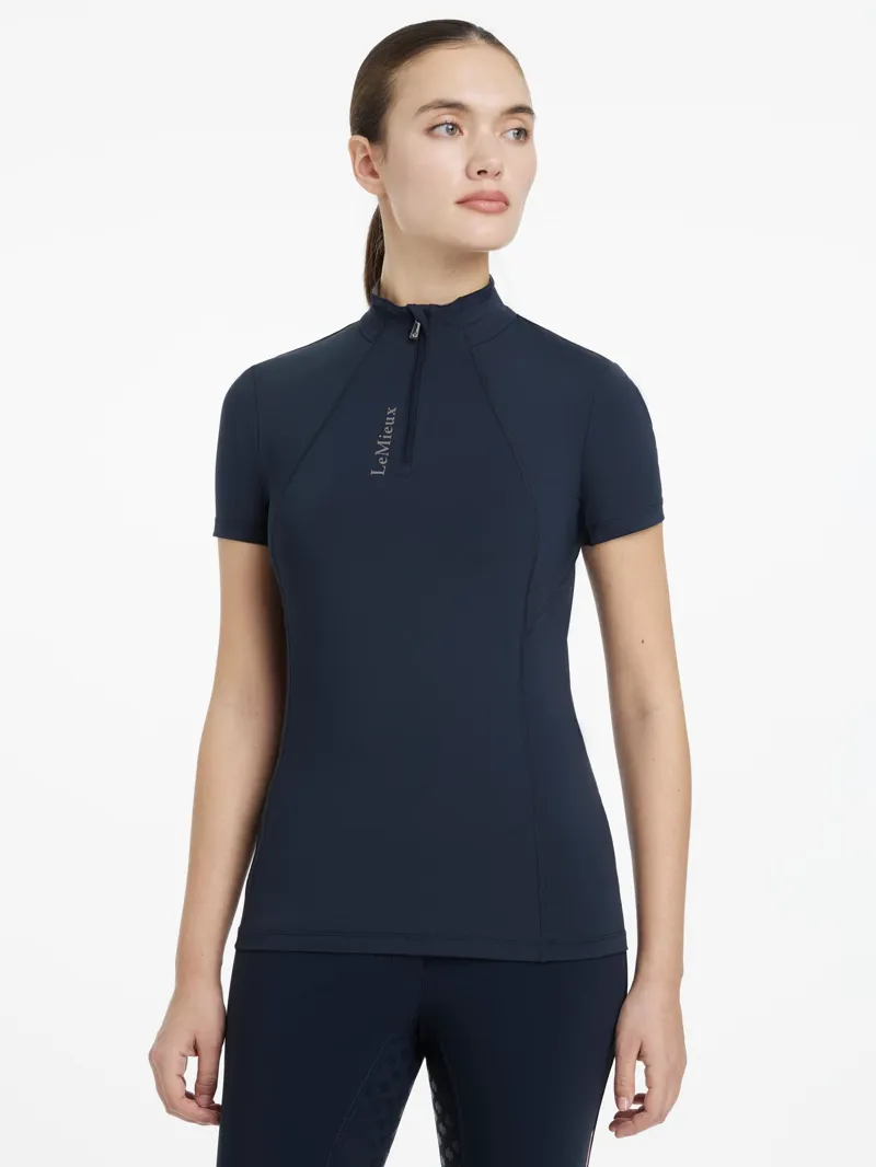 LeMieux Classique Short Sleeve Base Layer Navy 