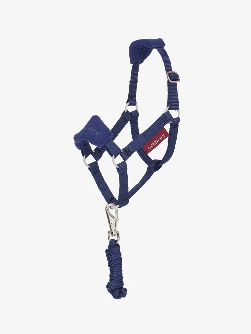 Le Mieux Hobby Horse Vogue Headcollar and Leadrope Ink Blue