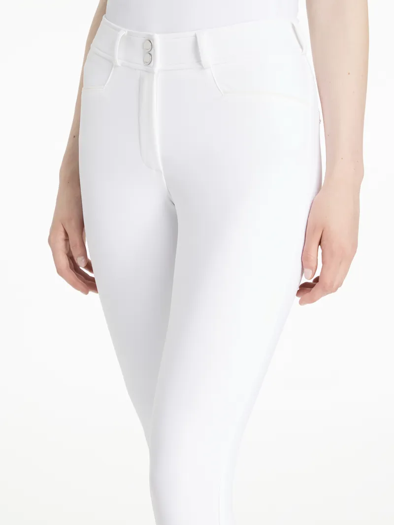 Le Mieux Isabelle Knee Grip Breeches White-1