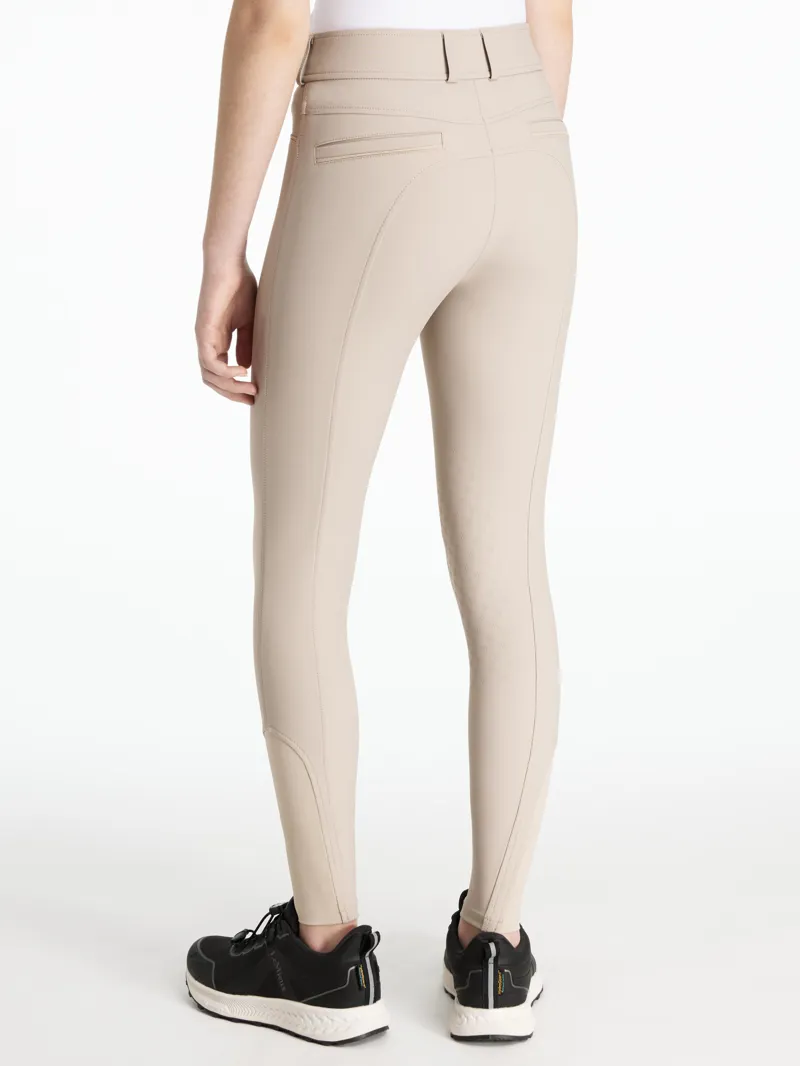 LeMieux Young Rider Izzy Knee Grip Breeches Almond-1