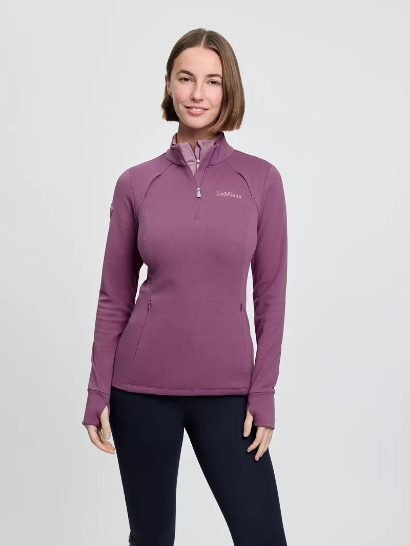 LeMieux Frances Quarter Zip Fleece Mallow 