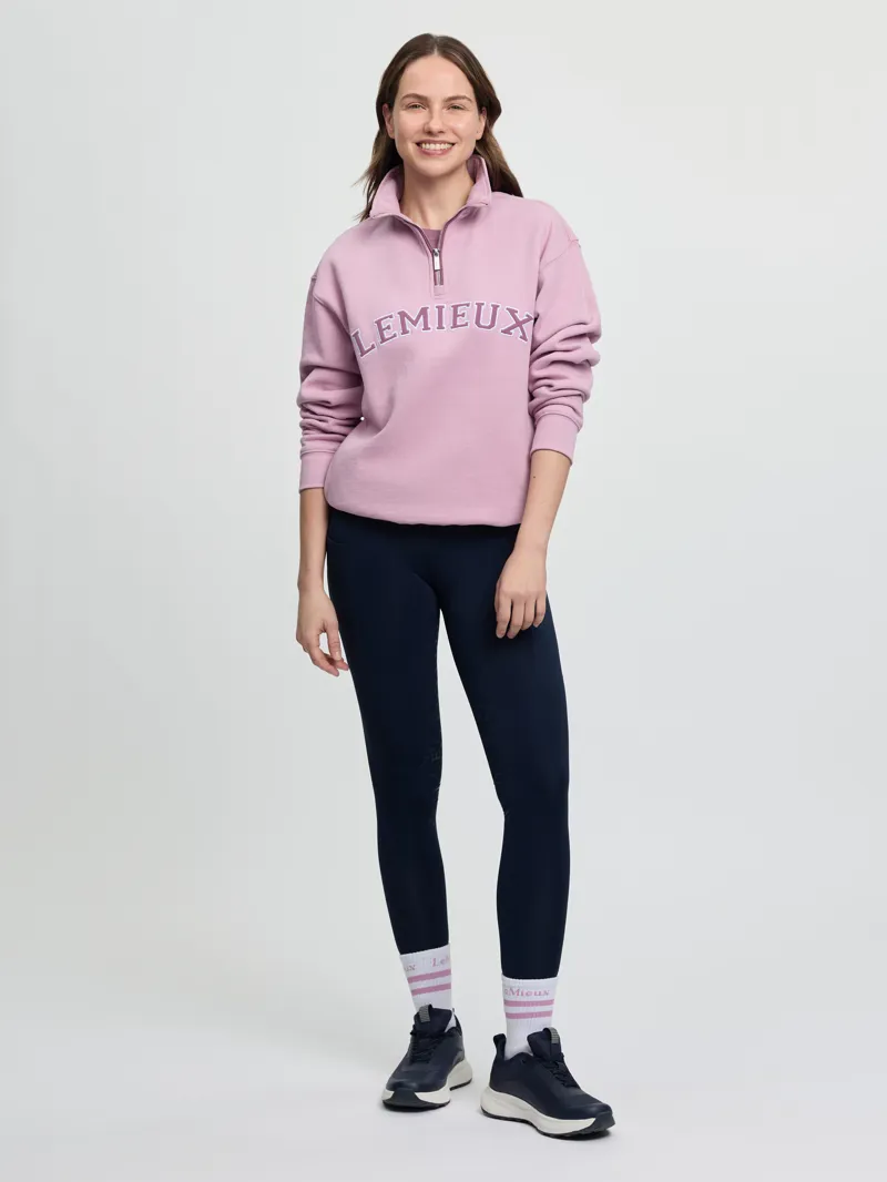 Kelsie Quarter Neck Sweat Fondant