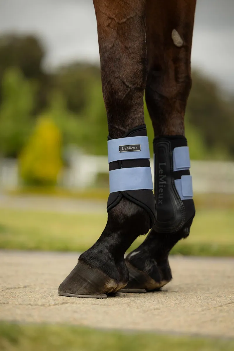 LeMieux Air-Tek Grafter Brushing Boots Powder Blue 