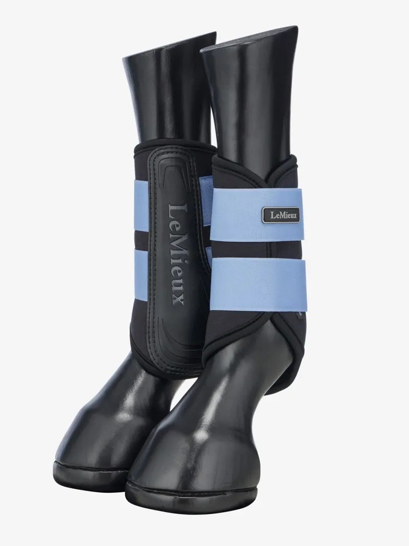LeMieux Air-Tek Grafter Brushing Boots Powder Blue -1