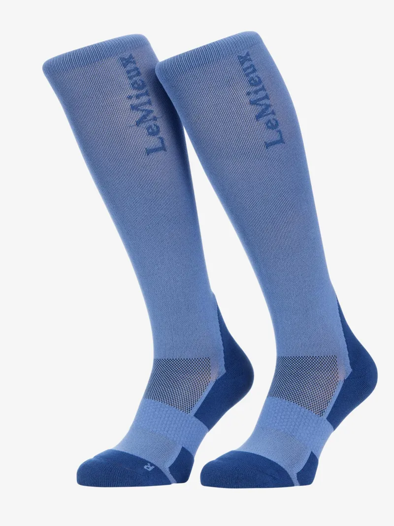 LeMieux Performance Socks Powder Blue 