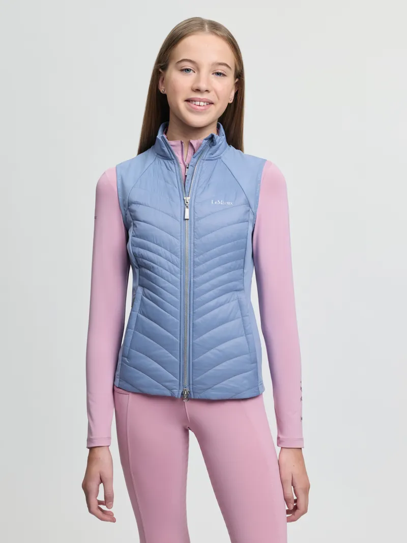 LeMieux Young Rider Josephine Gilet Powder Blue -2