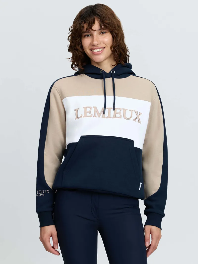 LeMieux Kadie Colour Block Hoodie Navy