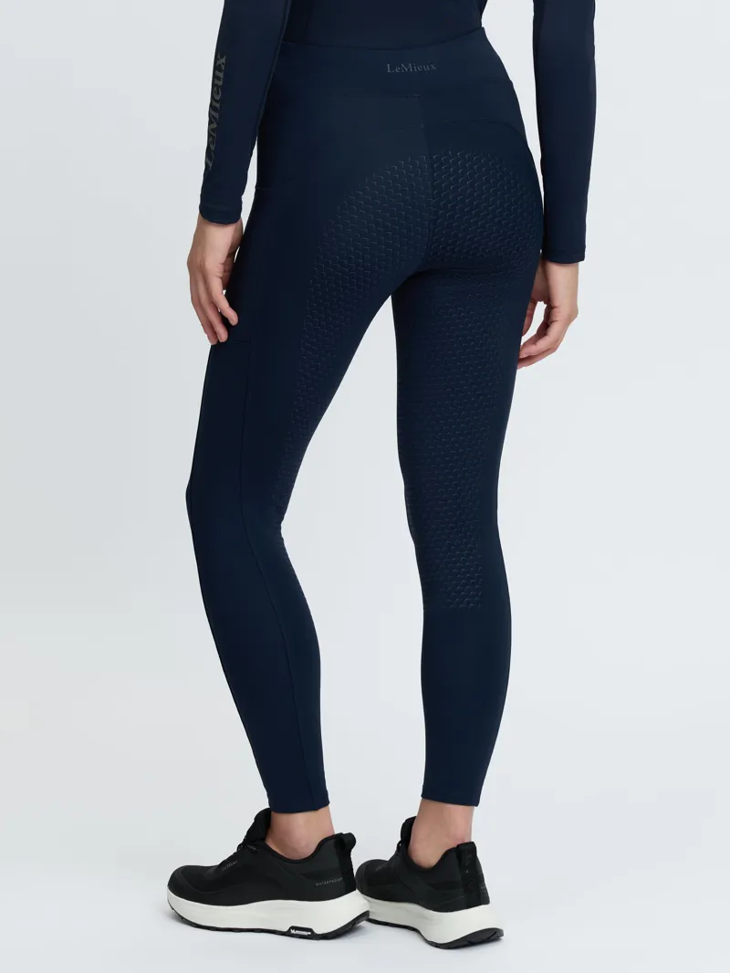 Natalie Brushed Pull On Navy-1