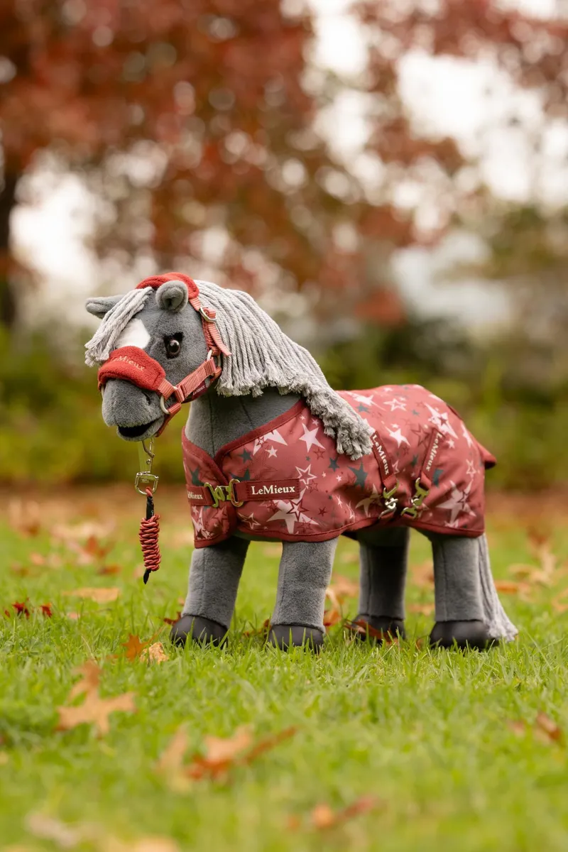 Toy Pony Printed Turnout Rug Spiced Earth