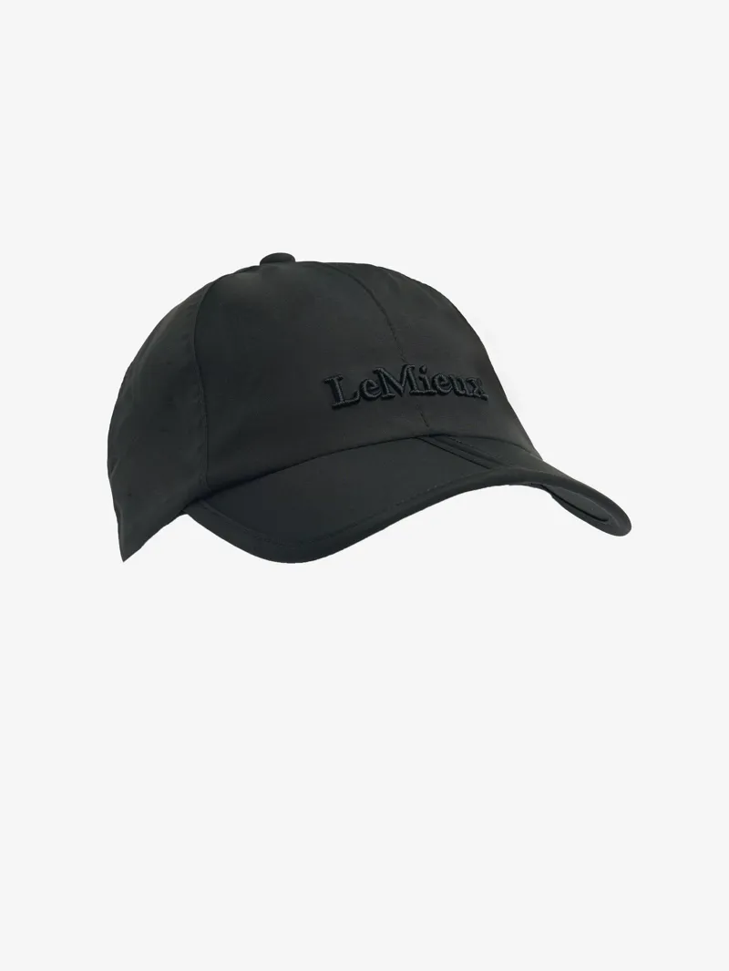 LeMieux x Sealskinz Waterproof Foldable Peak Cap Black