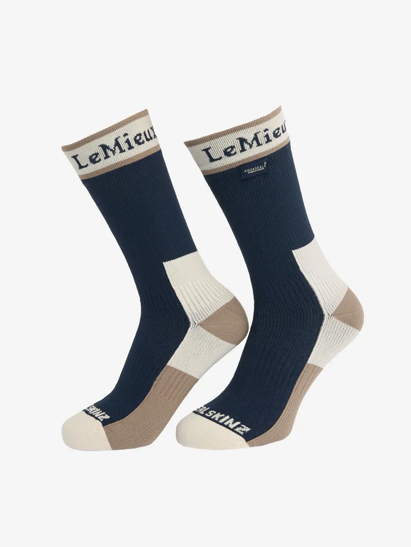 LeMieux x Sealskinz Waterproof Socks Navy-1