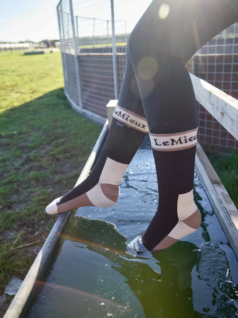 LeMieux x Sealskinz Waterproof Socks Black