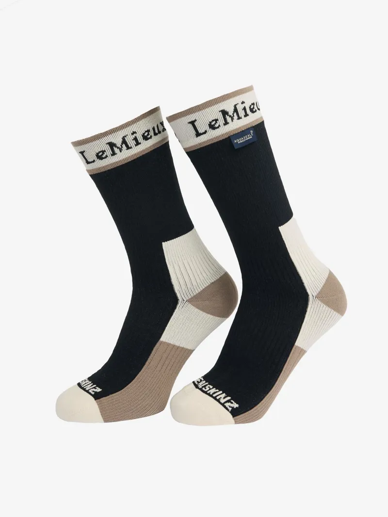 LeMieux x Sealskinz Waterproof Socks Black-1