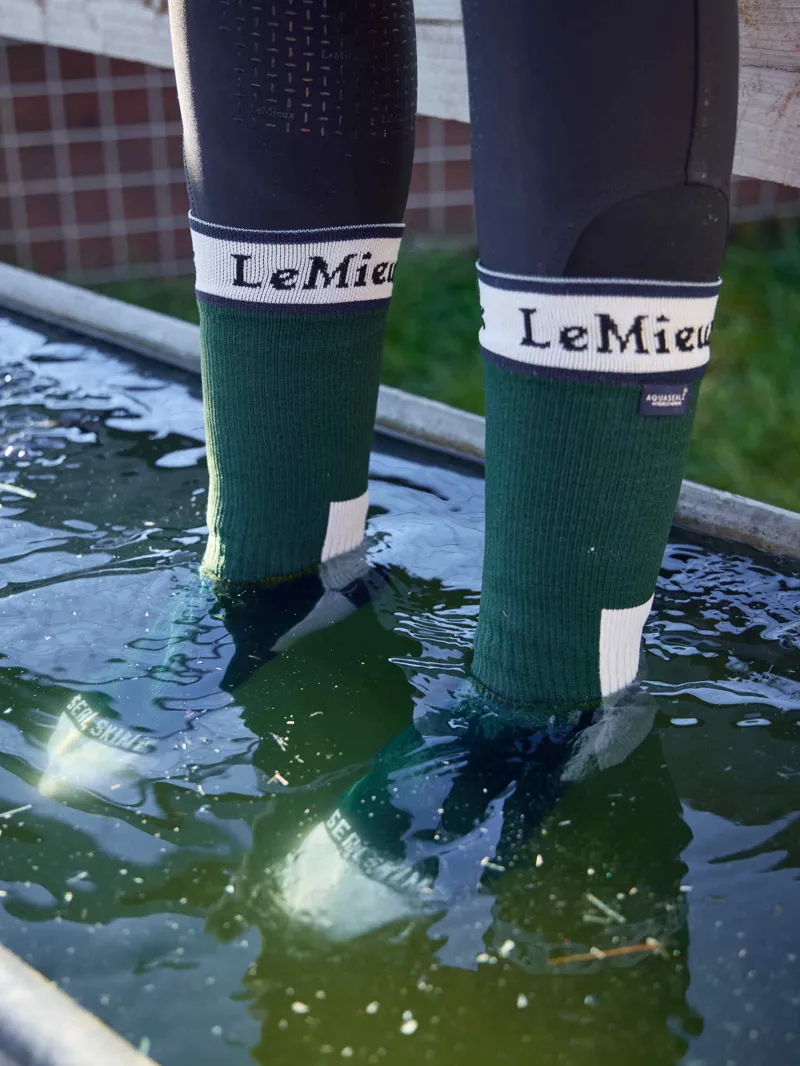 LeMieux x Sealskinz Waterproof Socks Green