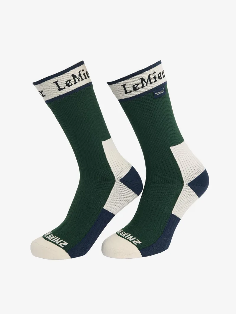 LeMieux x Sealskinz Waterproof Socks Green-1