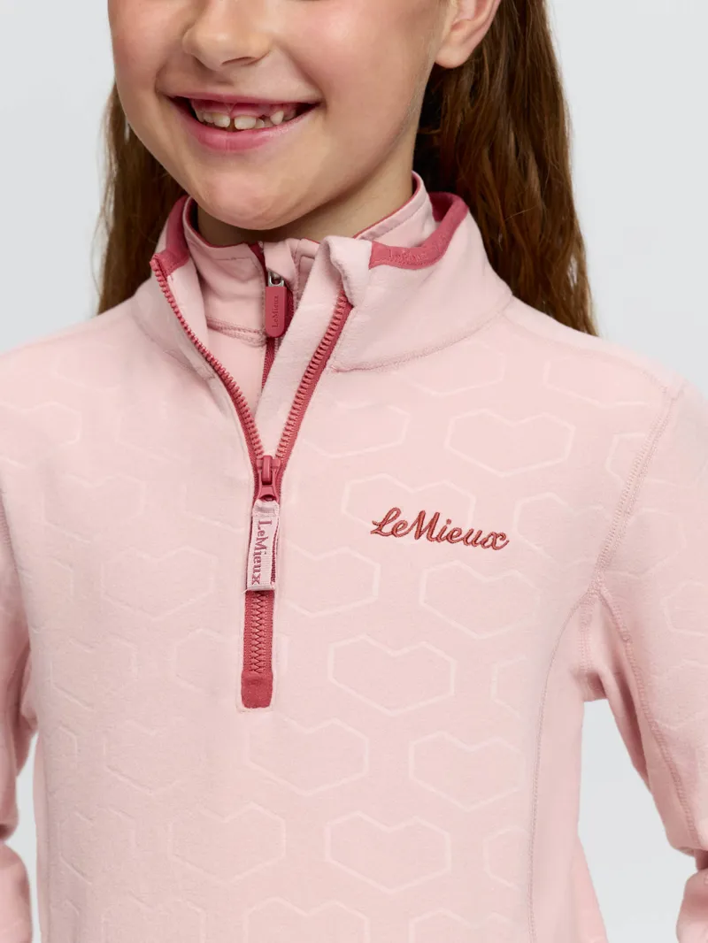 LeMieux Mini Maggie Heart Fleece Petal-1