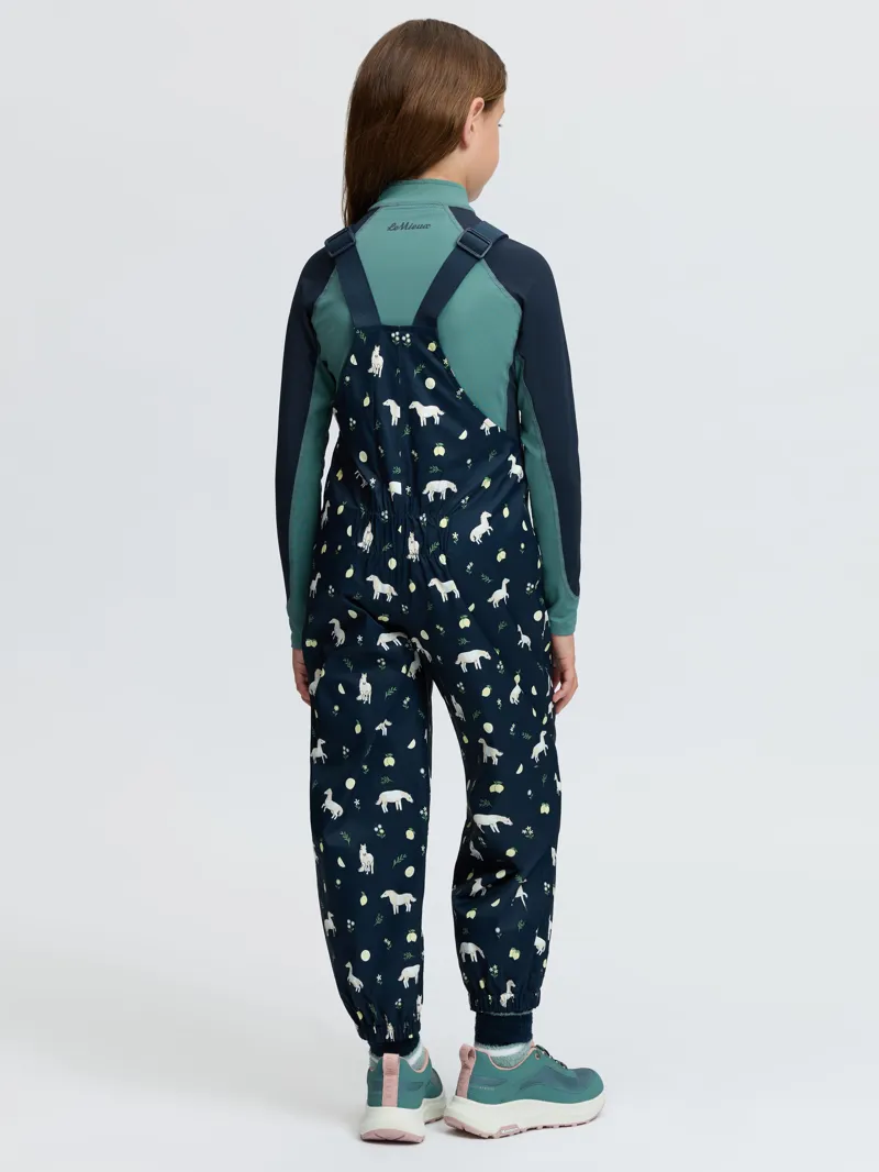 LeMieux Mini Pippin Splash Dungarees Navy-1
