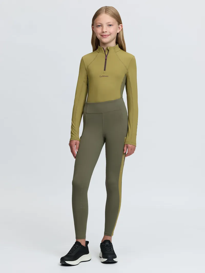 LeMieux Young Rider Orla Pull Ons Willow Green