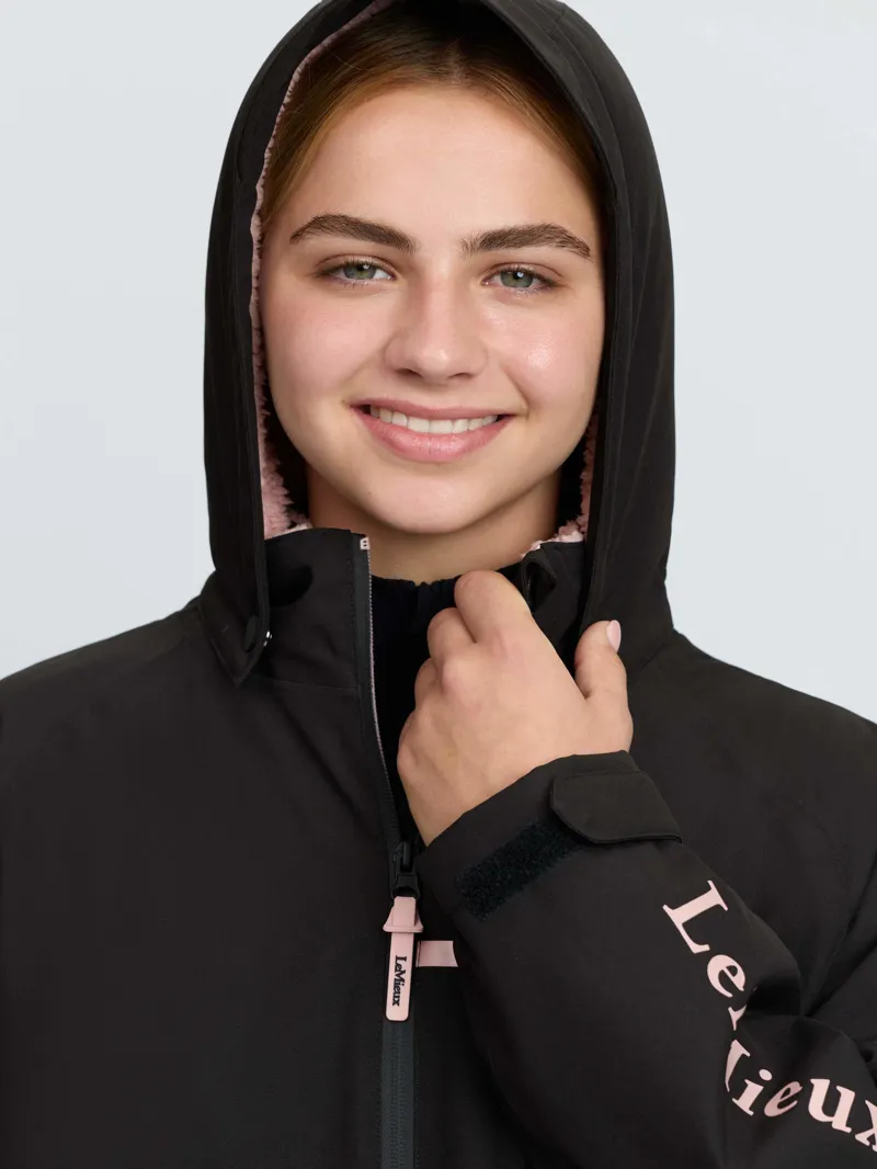 Young Rider HydroShield Robe Black-1