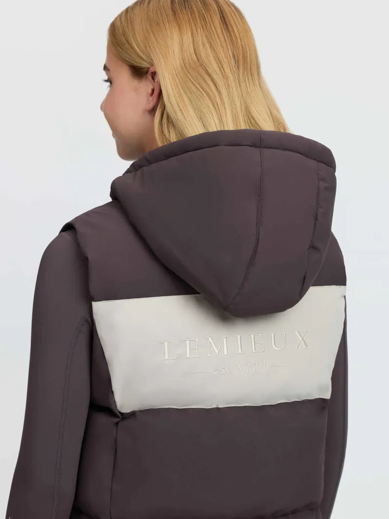 LeMieux Young Rider Joey Hooded Gilet Cocoa-2