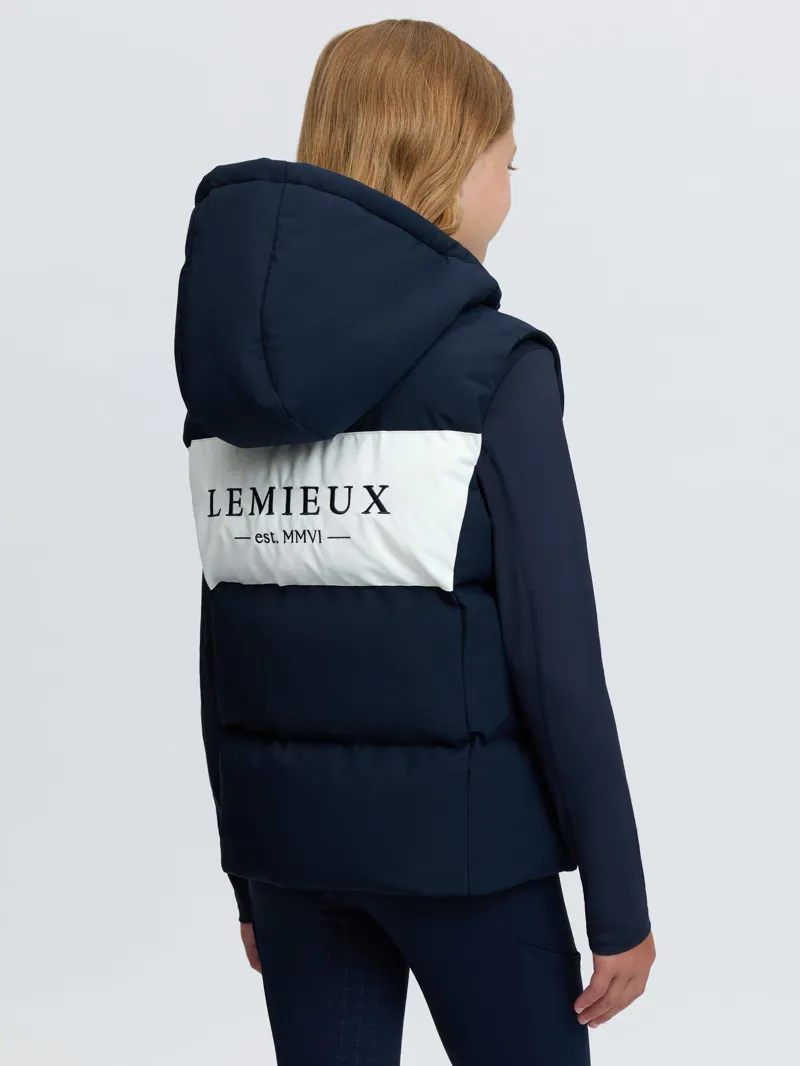 LeMieux Young Rider Joey Hooded Gilet Navy-2