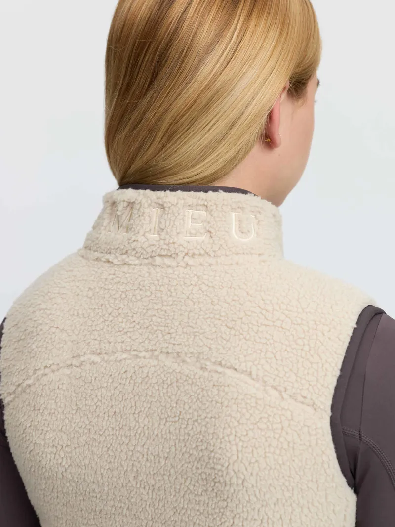 Young Rider Trinity Teddy Gilet Stone-2