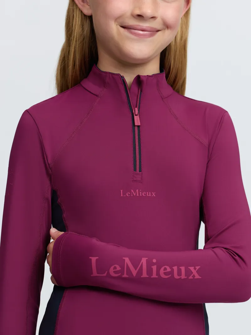 LeMieux Young Rider Classique Base Layer Blackberry-1