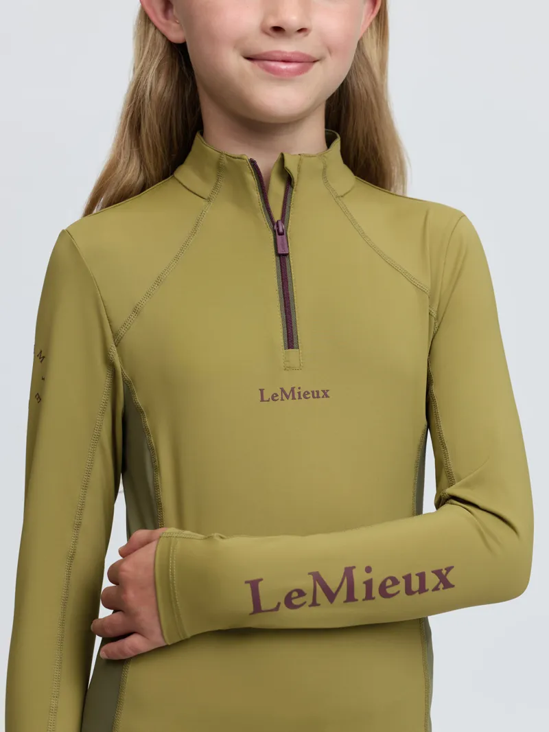 LeMieux Young Rider Classique Base Layer Gooseberry-1
