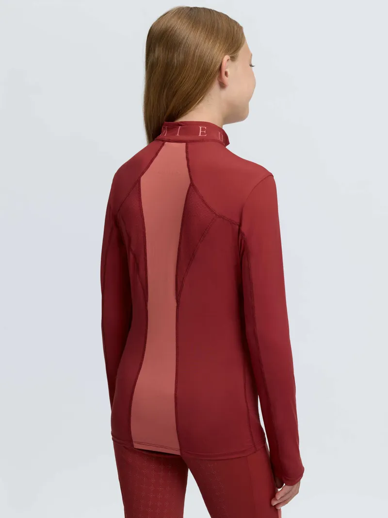 LeMieux Young Rider Mia Mesh Base Layer Russet-2