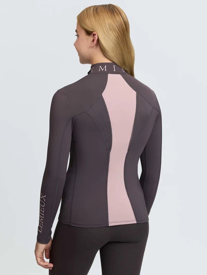 LeMieux Young Rider Mia Mesh Base Layer Cocoa-2