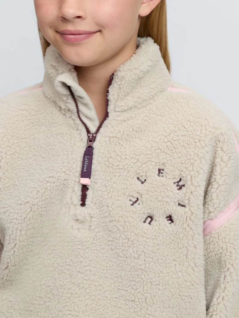 Young Rider Jody Teddy Fleece Stone-1