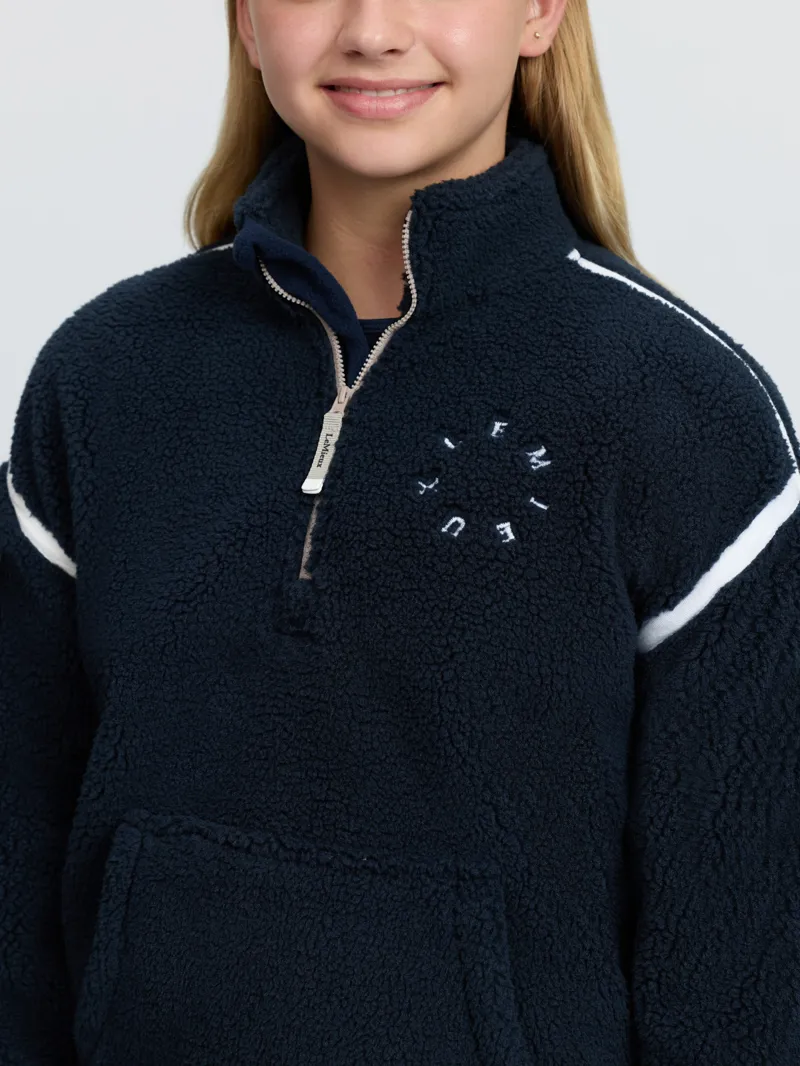 Young Rider Jody Teddy Fleece Navy-1