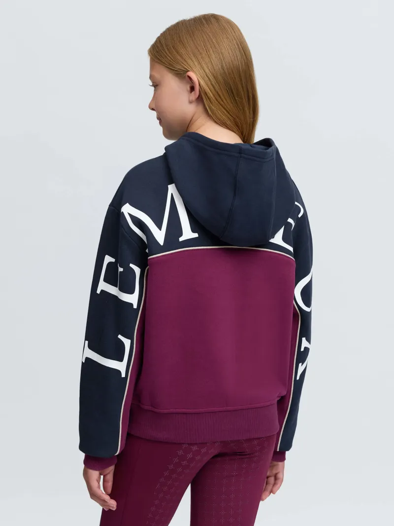 LeMieux Young Rider Sadie Hoodie Blackberry-2