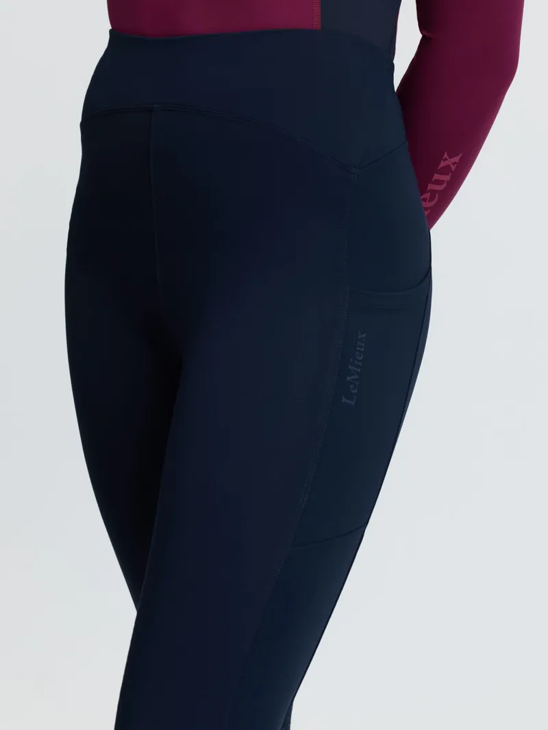 Young Rider Nell Brushed Pull Ons Navy-1