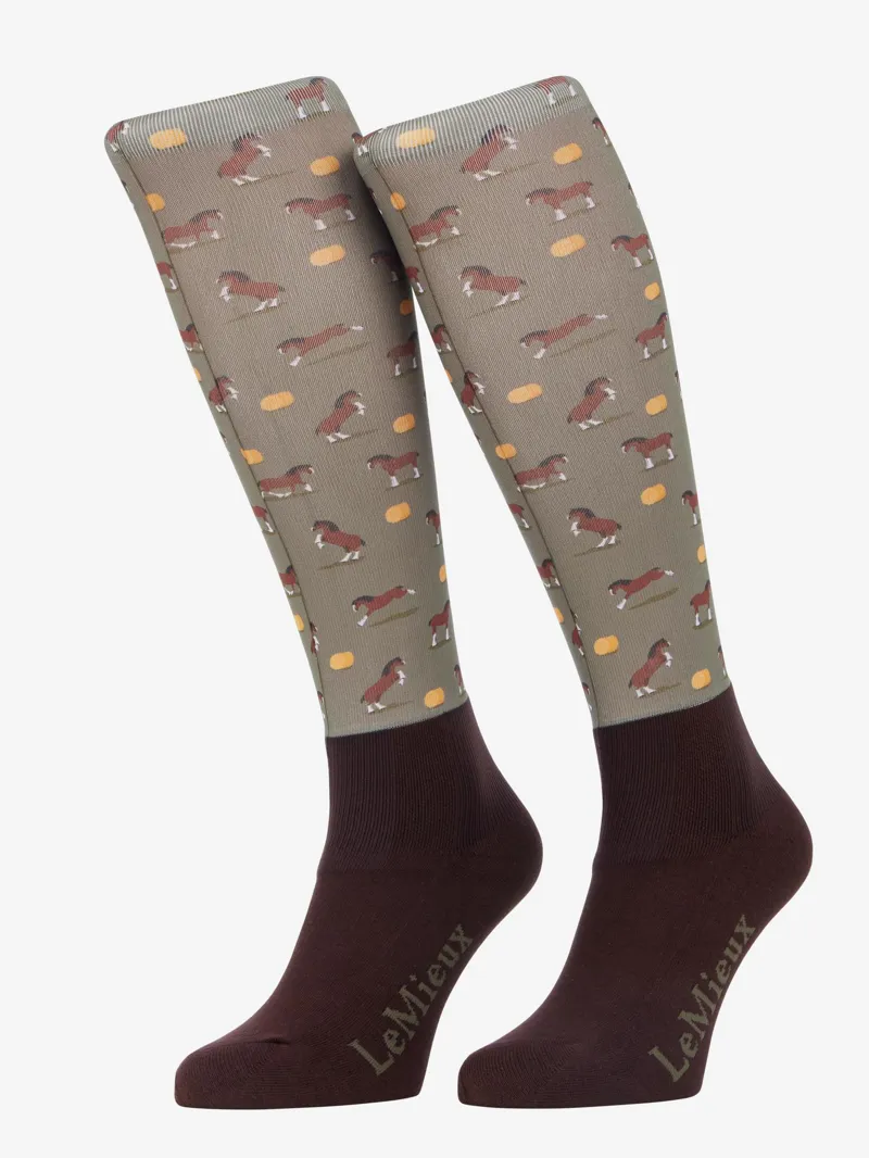 LeMieux Footsie Socks Clydesdale/Willow