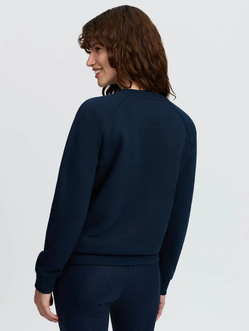 LeMieux Vida Varsity Crew Neck Sweat Navy-2