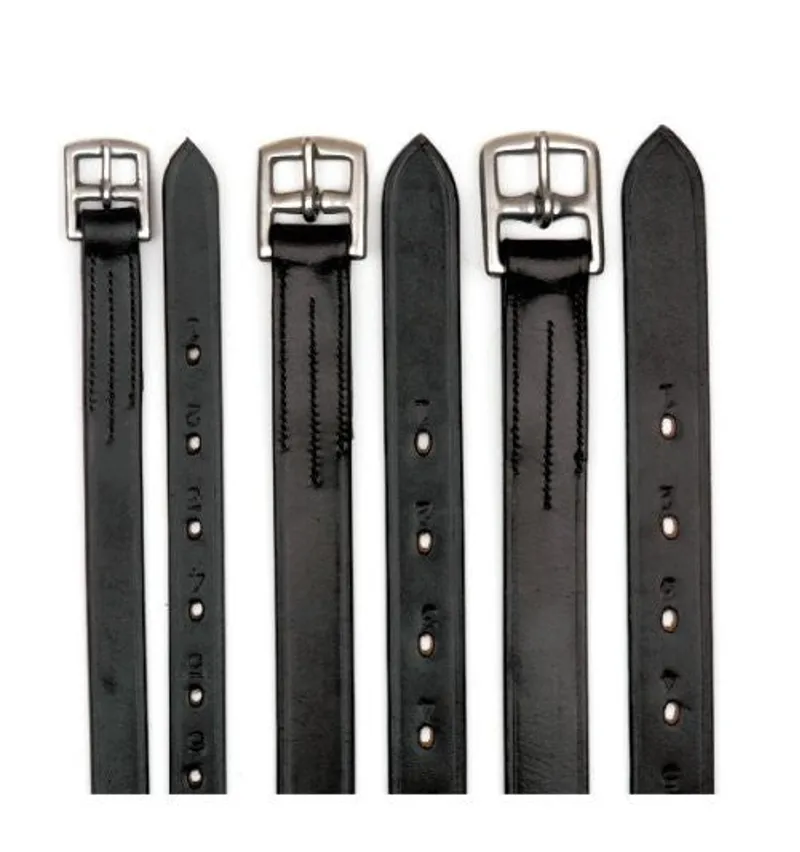 Mackey Classic Stirrup Leathers Black
