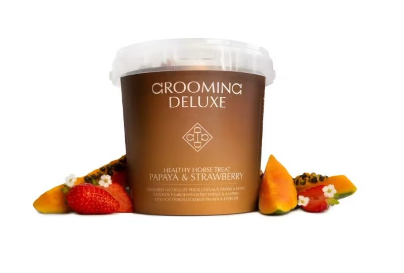 Grooming Deluxe Healthy Horse Treats Papaya and Strawberry 500g