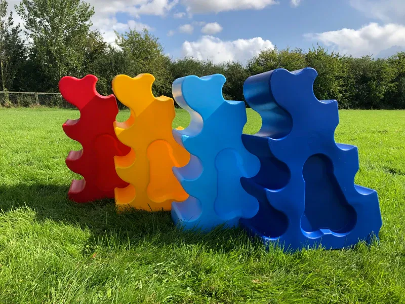 Polyjumps Sloping Block Pair