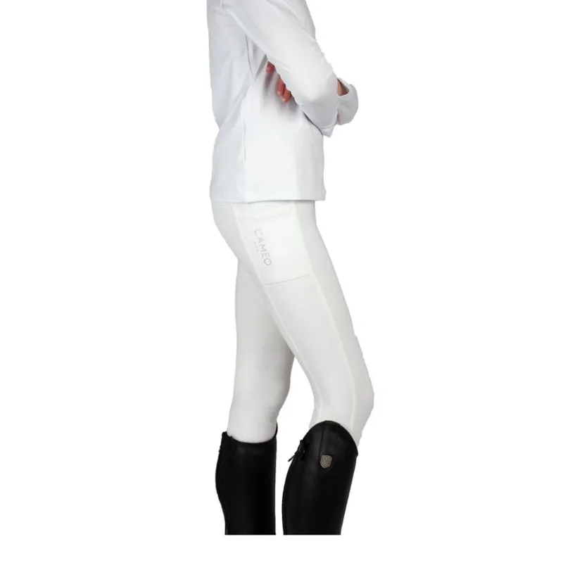 Cameo Equine Junior Core Tights White