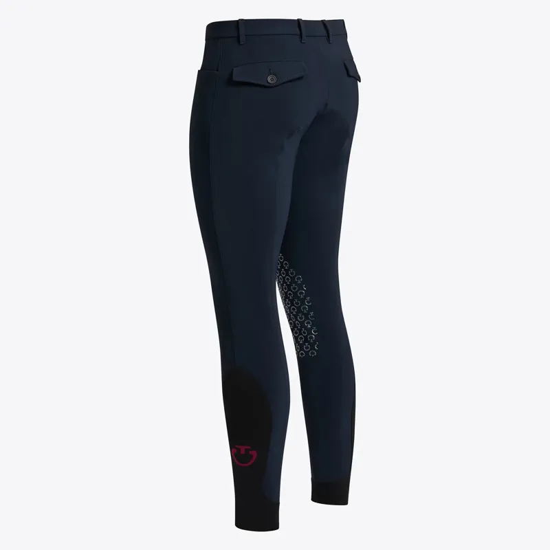 Cavalleria Toscana Mens Knee Grip Jumping Breeches Navy-1