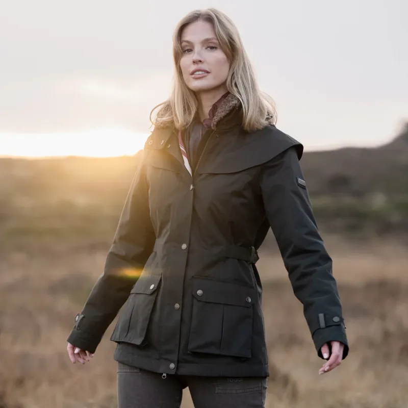 Toggi Portobello Womens Waterproof Coat Dark Green