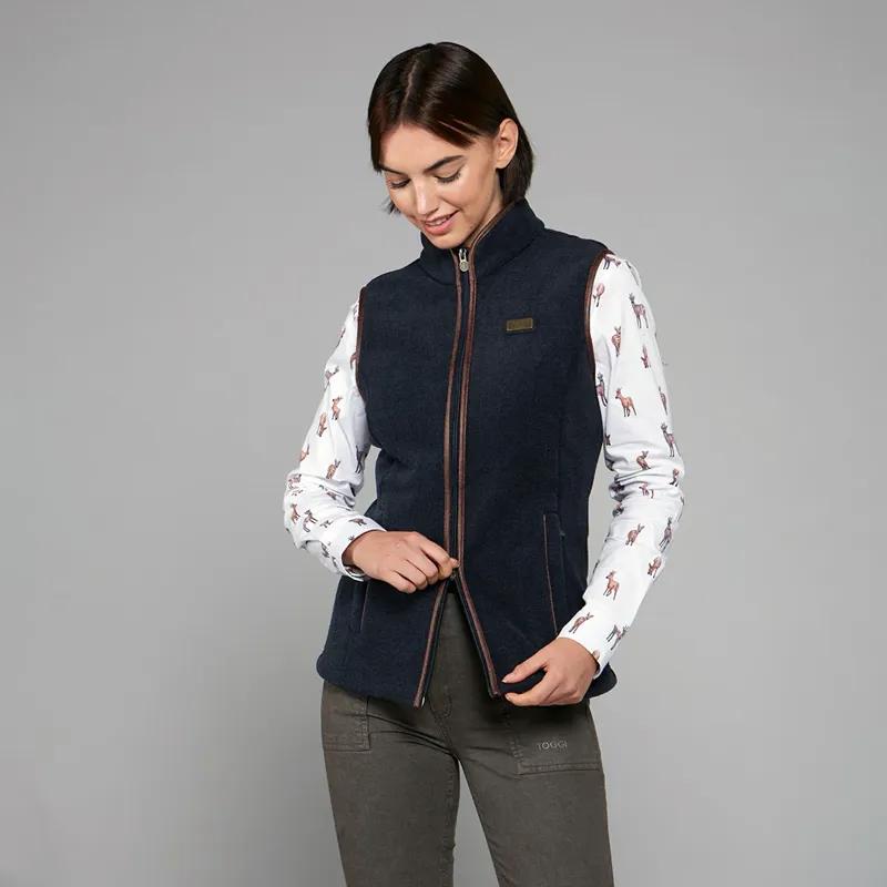 Toggi Regent Womens Fleece Gilet Midnight Navy